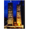 World Trade Center replica at night